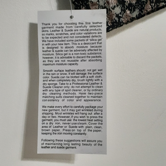 Jessica London Rose Gold Leopard Leather Jacket 16W NWT - Picture 4 of 10